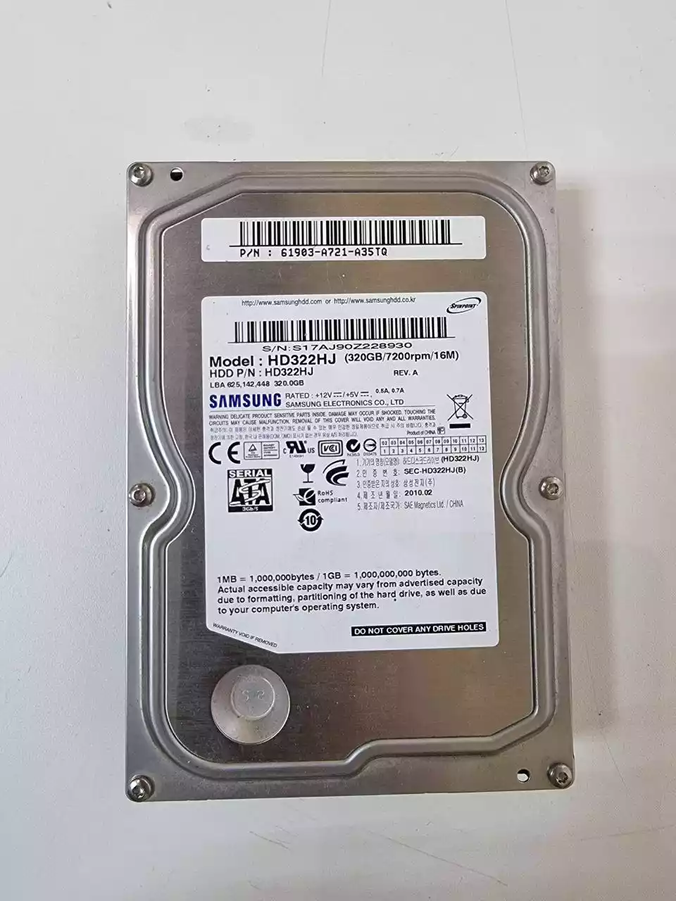 320Gb Samsung 320Gb Samsung