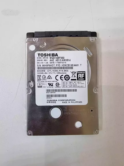 500Gb Toshiba